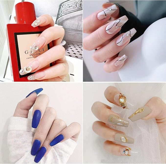 550 Pcs Soft Gel Tips Short Coffin (11 Sizes)