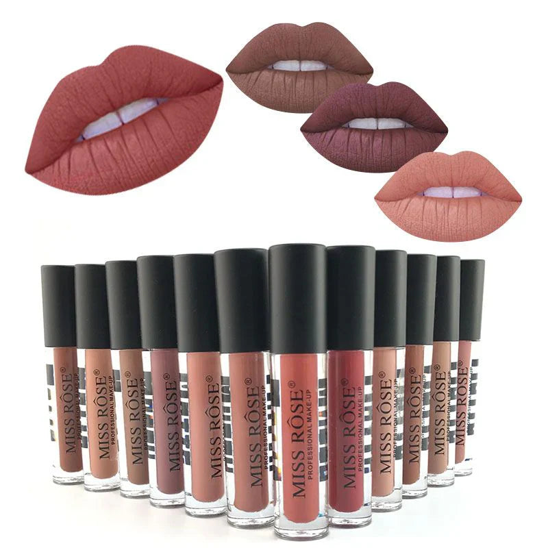 Miss Rose Matte Lip Gloss Each.