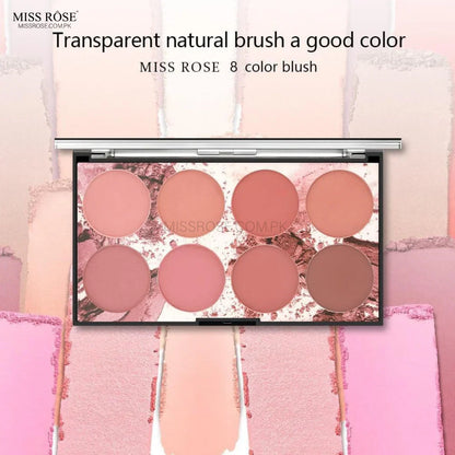 Miss Rose 8 Color Blush Palette