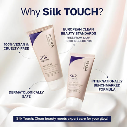 Flicka Silk Touch 3-in-1 Moisturizer, Primer & Sunscreen.
