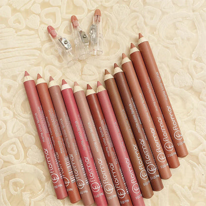 Flormar Pack of 12 Lip_Pencils