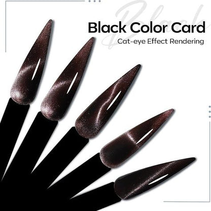False Nail Tips Nature Clear  – Finger Full Card Nail Art Display Practice Tools Each.