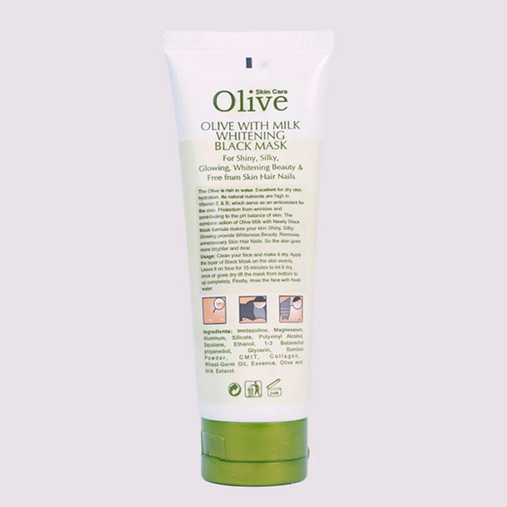 Natural Beauty Olive With Milk Whitening Black Mask (120gm)