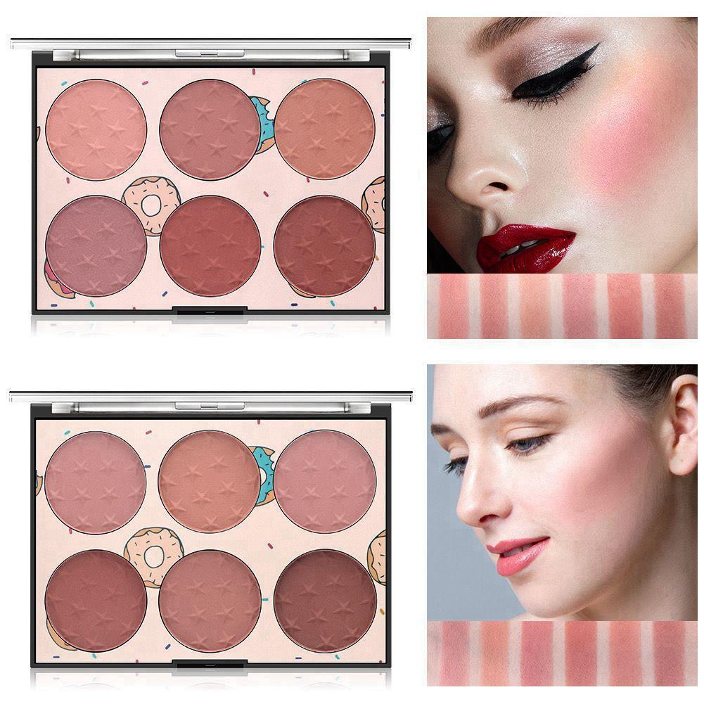 Miss Rose 6 Color Blush Palette