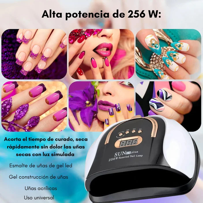 SUN C4 Plus 256W UV/LED Nail Lamp – Professional Gel Nail Dryer