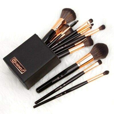 BH Signature Rose Gold 13 Piece Brush Set with Holder (black)