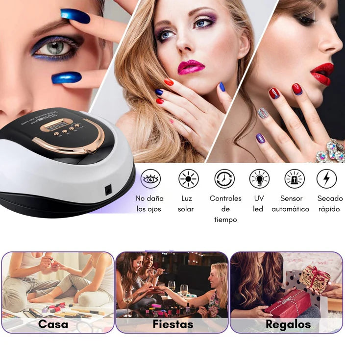 SUN C4 Plus 256W UV/LED Nail Lamp – Professional Gel Nail Dryer