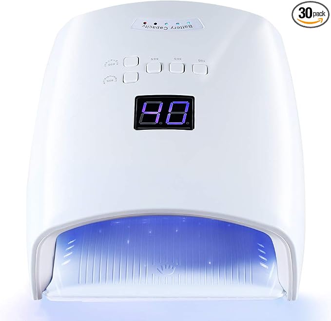 Rechargeable UV LED Nail Lamp – Professional Cordless Nail Curing Lamp