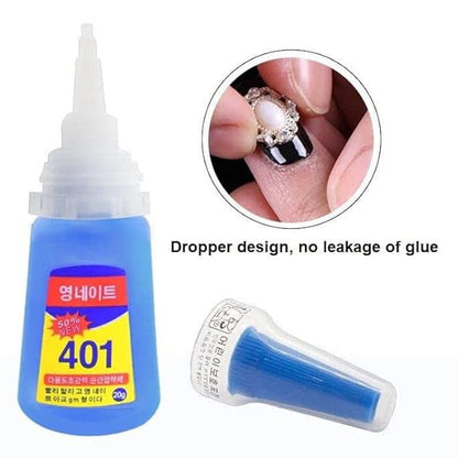 Super Glue Stronger For Artificial Or Fake Nails, Nail Art 20g (pack of 1)