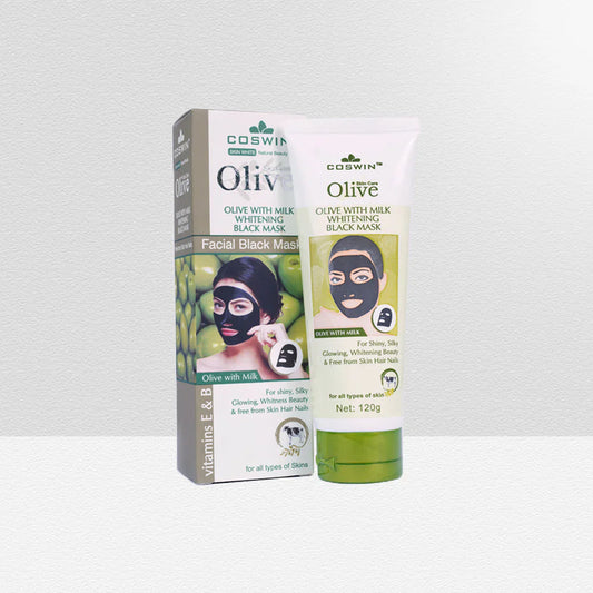 Natural Beauty Olive With Milk Whitening Black Mask (120gm)