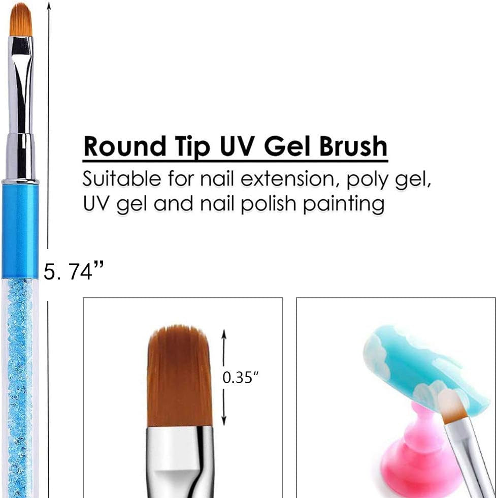 5PCS Acrylic Nail Brush Set