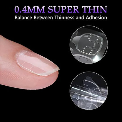 10 Sheets of Nail Glue Stickers for Press-On Nails.
