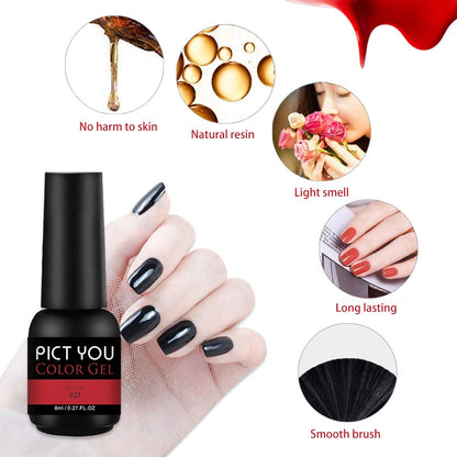PICT YOU Nail Gel Kits 8ml Color Nail Gel Polish (Set of 10)