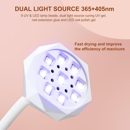 27W Rechargeable Mini LED UV Nail Lamp