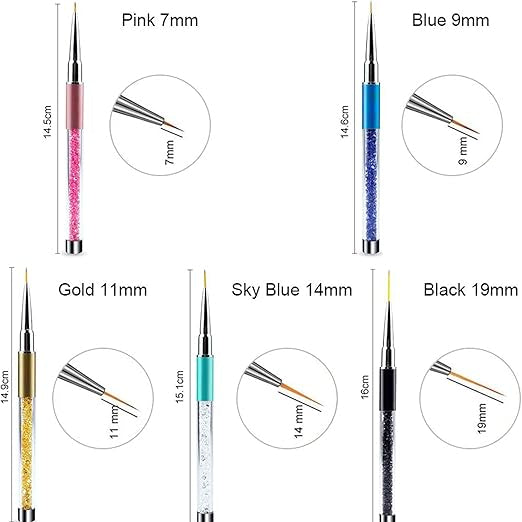 Nail Art Liner Brushes Each
