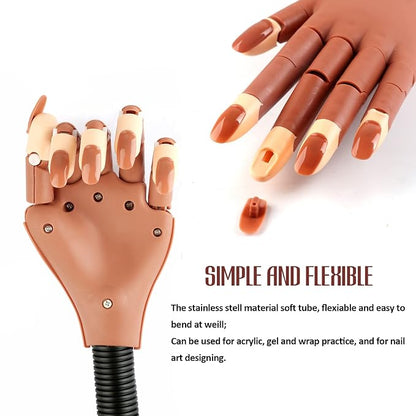 Professional Flexible Nail Training Hand