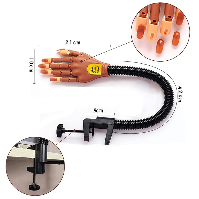 Professional Flexible Nail Training Hand