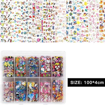 10 Rolls  Nail Stickers