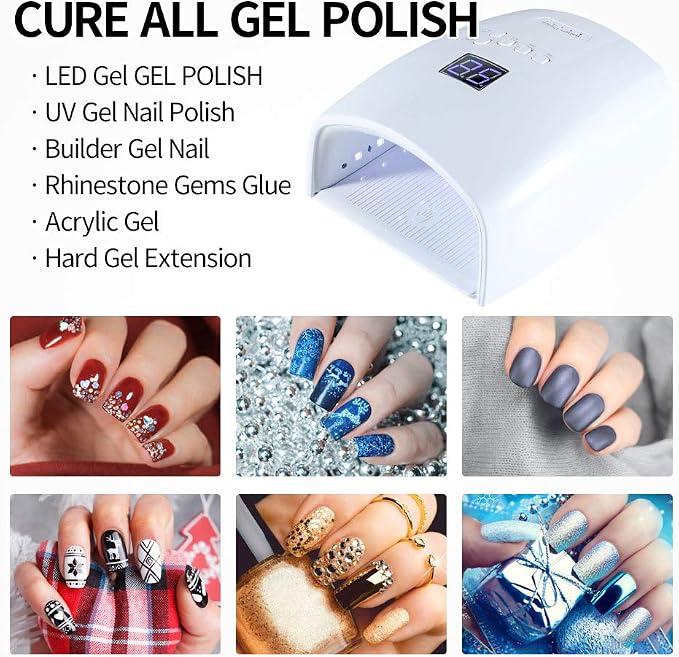 Rechargeable UV LED Nail Lamp – Professional Cordless Nail Curing Lamp