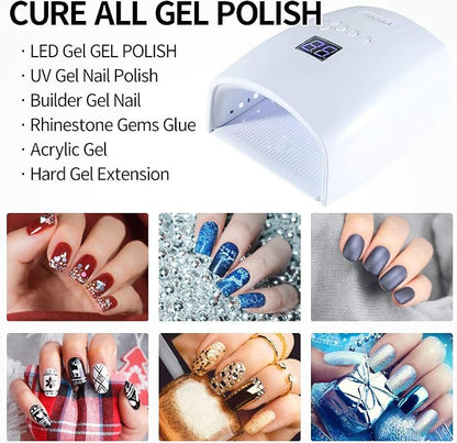 Rechargeable UV LED Nail Lamp – Professional Cordless Nail Curing Lamp