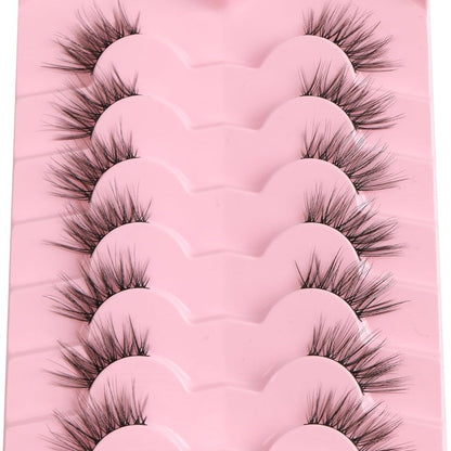 Half Lashes Cat Eye False Eyelashes – Natural Look (14MM)
