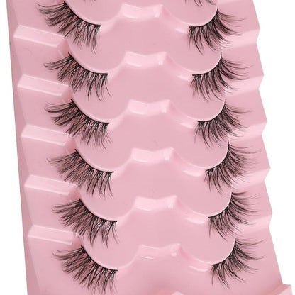 Half Lashes Cat Eye False Eyelashes – Natural Look (14MM)