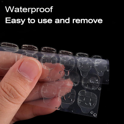 10 Sheets of Nail Glue Stickers for Press-On Nails.