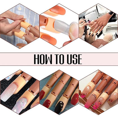Professional Flexible Nail Training Hand