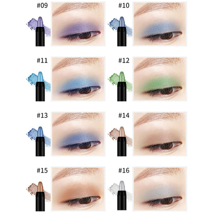 Glitter Eyeshadow Stick Colorful Set, Shimmer Glitter Pearl Crayon, jelly eyeshadow stick each