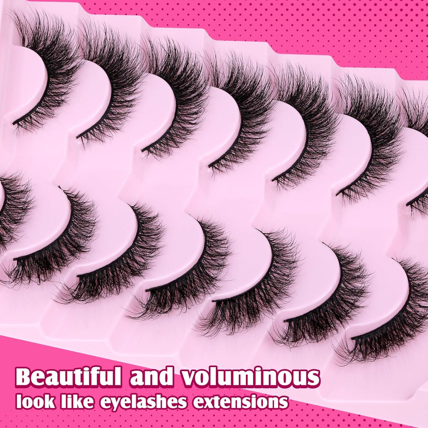 Cat Eye  False Lashes (Pack of 10)