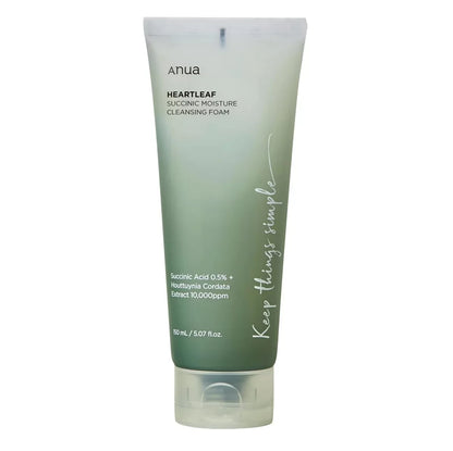 ANUA Heartleaf Succinic Moisture Cleansing Foam (150ml)
