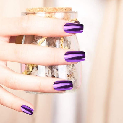 Purple Nail Chrome Powder.