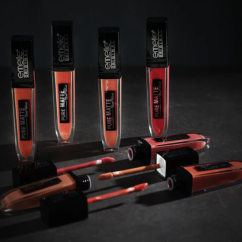 Emelie Pure Matte Lipgloss pack of 12