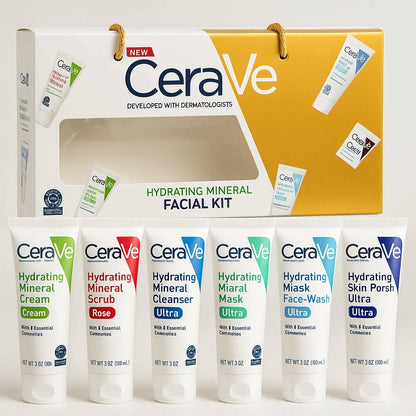 CeraVe Hydrating Mineral Facial kit  (6pc pack)