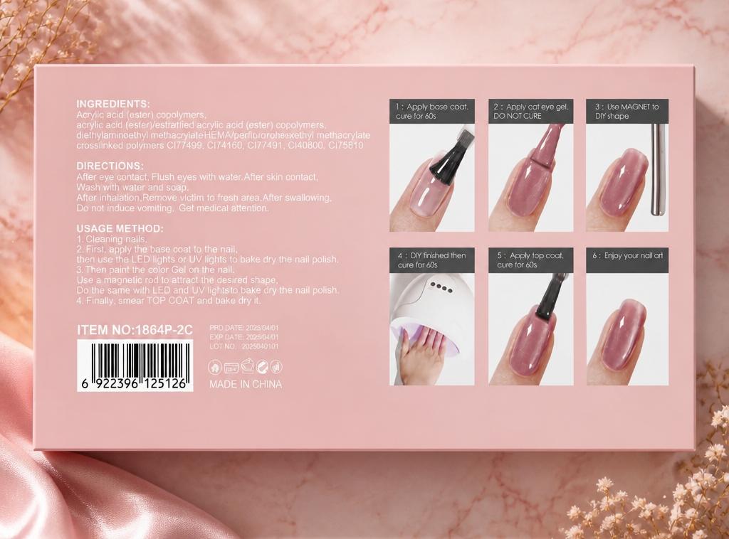 Katerina Cat Eye UV Gel Polish__Set of 6.