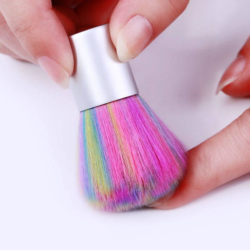 Rainbow Nail Art Dusting Brush.