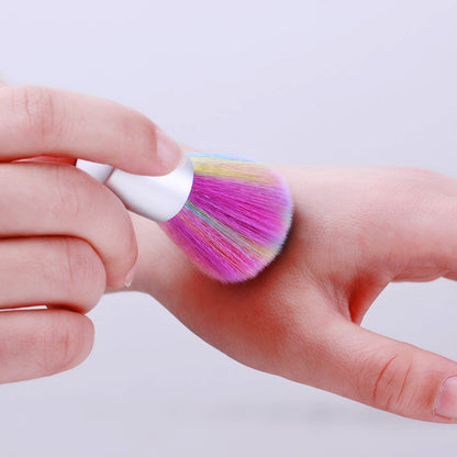 Rainbow Nail Art Dusting Brush.