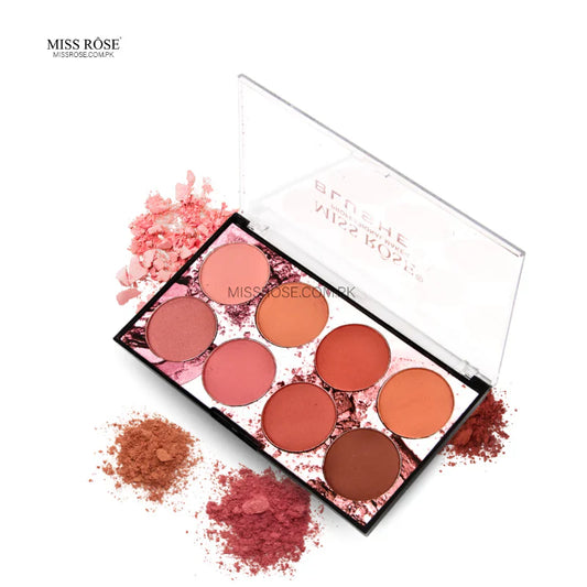 Miss Rose 8 Color Blush Palette