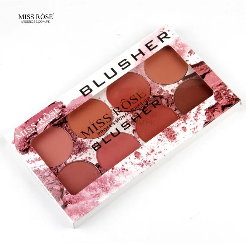 Miss Rose 8 Color Blush Palette