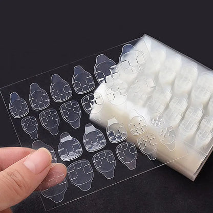 10 Sheets of Nail Glue Stickers for Press-On Nails.
