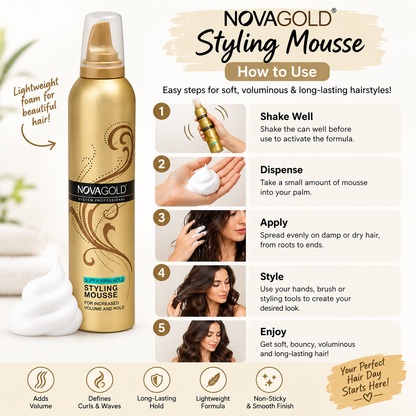 Nova Hair Styling Mousse - 300ml