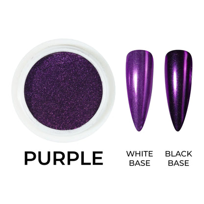 Purple Nail Chrome Powder.