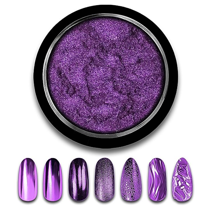 Purple Nail Chrome Powder.