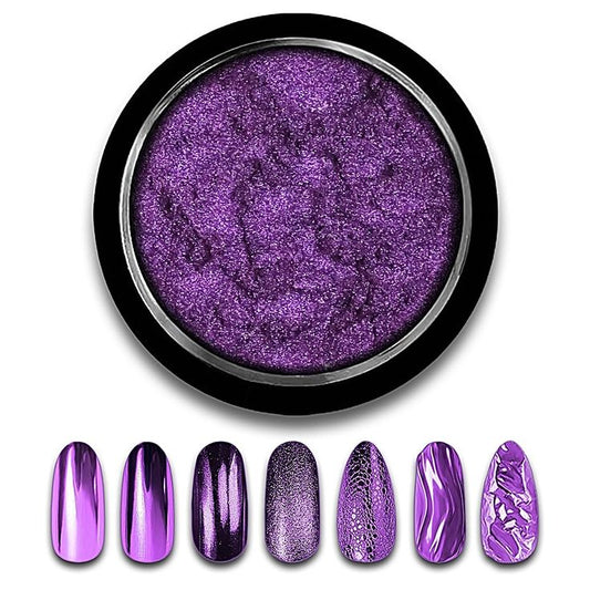 Purple Nail Chrome Powder.