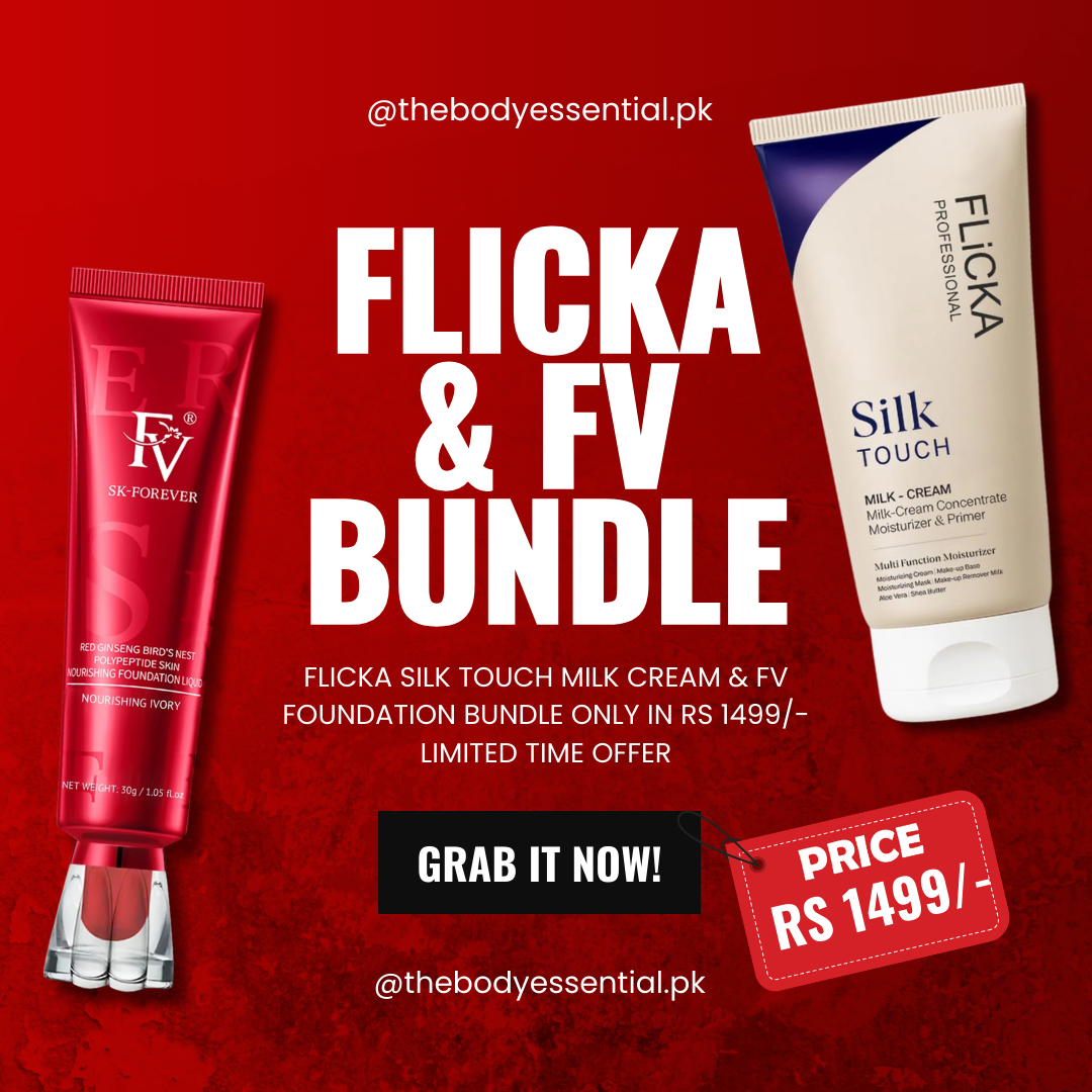 Flicka 2-in-1 Makeup Deal – Primer (60g) + Ivory Foundation (30g)