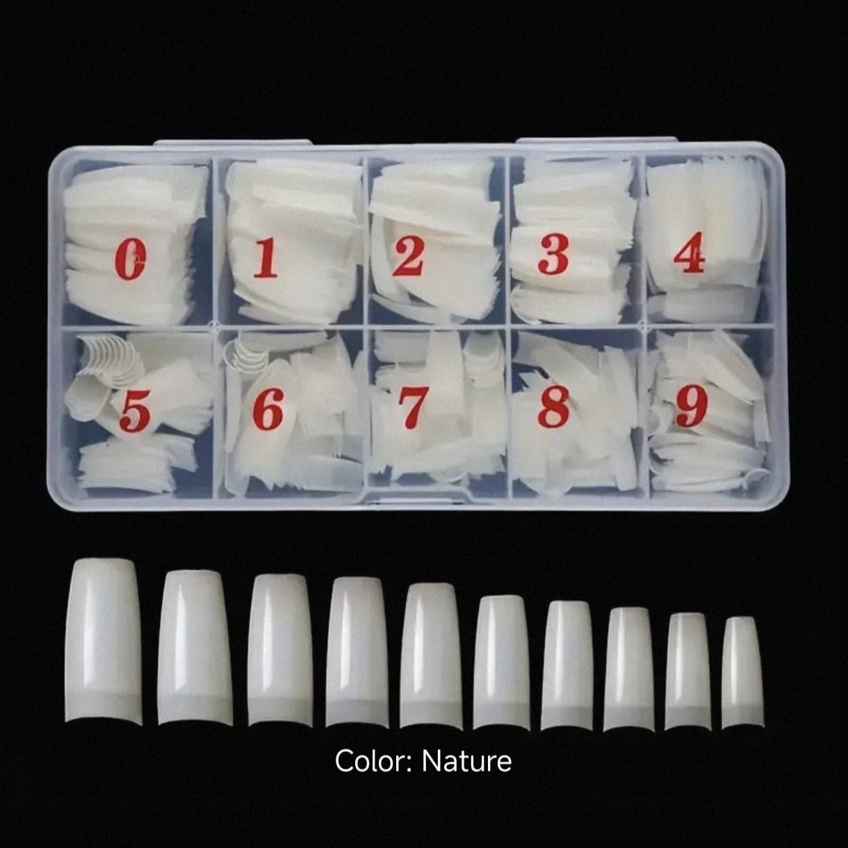 550 Pcs Nail tip Box