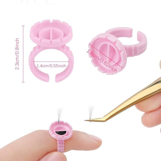 Eyelash Glue Ring (Pack of 5)