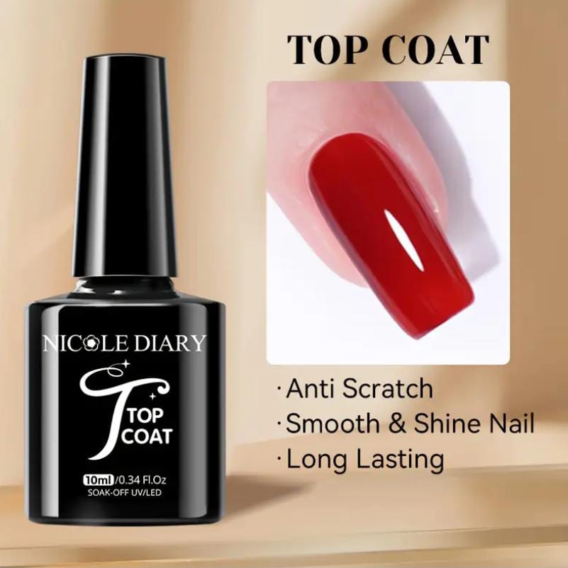 NICOLE DIARY 10ml Base Gel & Top Coat