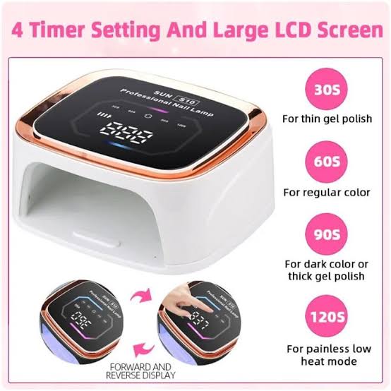 108W Sun S10 Rechargeable UV LED Gel Polish Nail Dryer