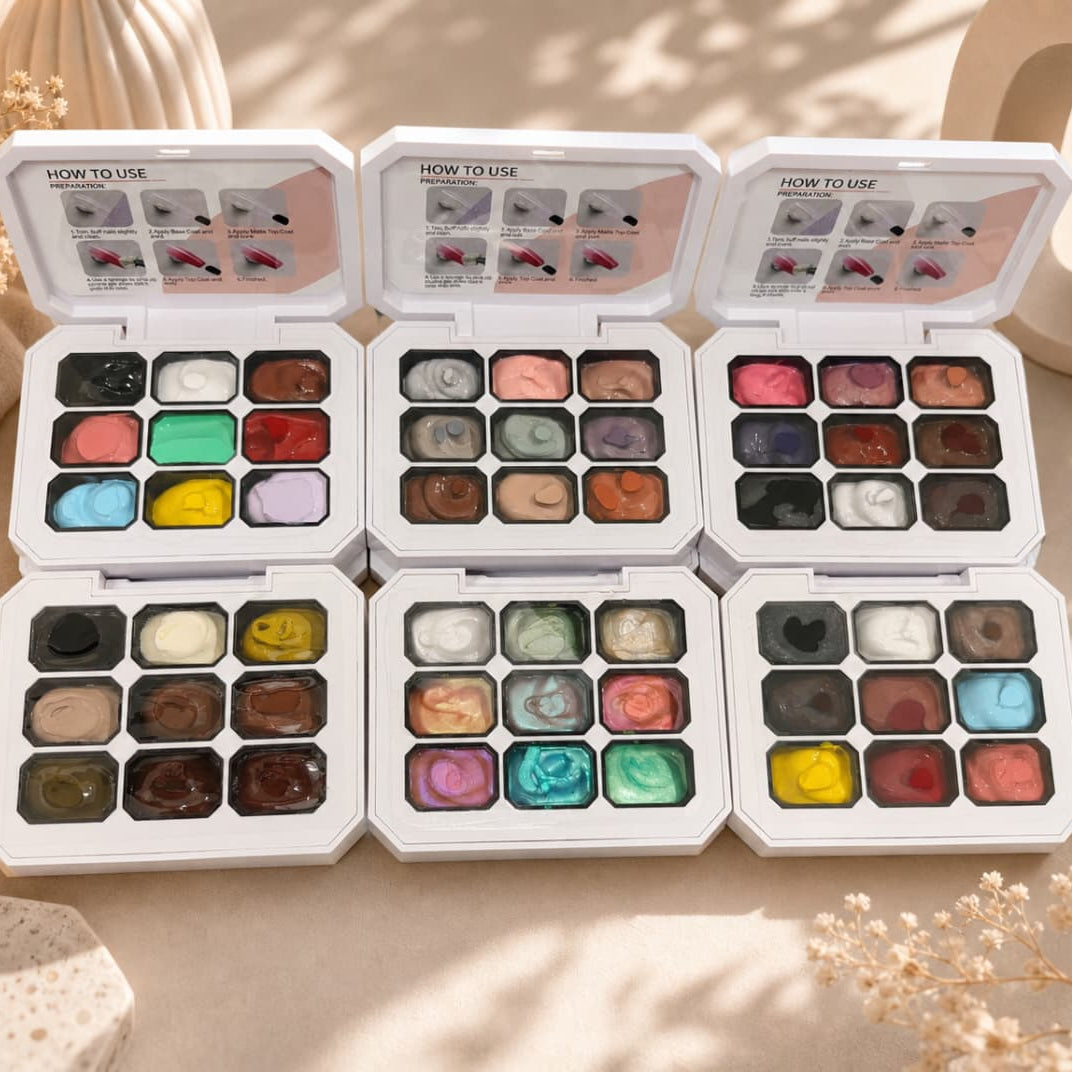 Gradient Ombre Nail Gel Kit Each.